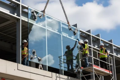 Instalação de vidros comuns (chumbo)