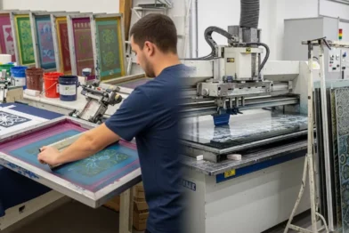 Serigrafia e impressão em vidro